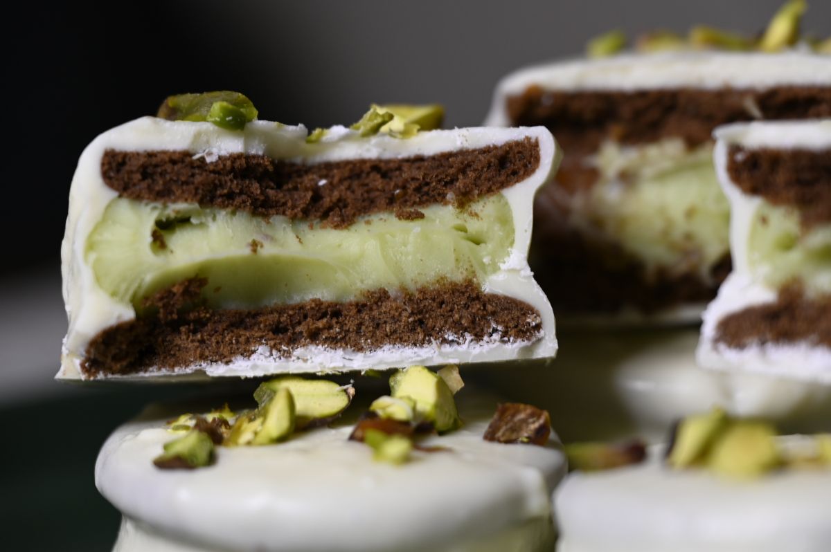 Alfajor marplatense de PISTACHO (x6)